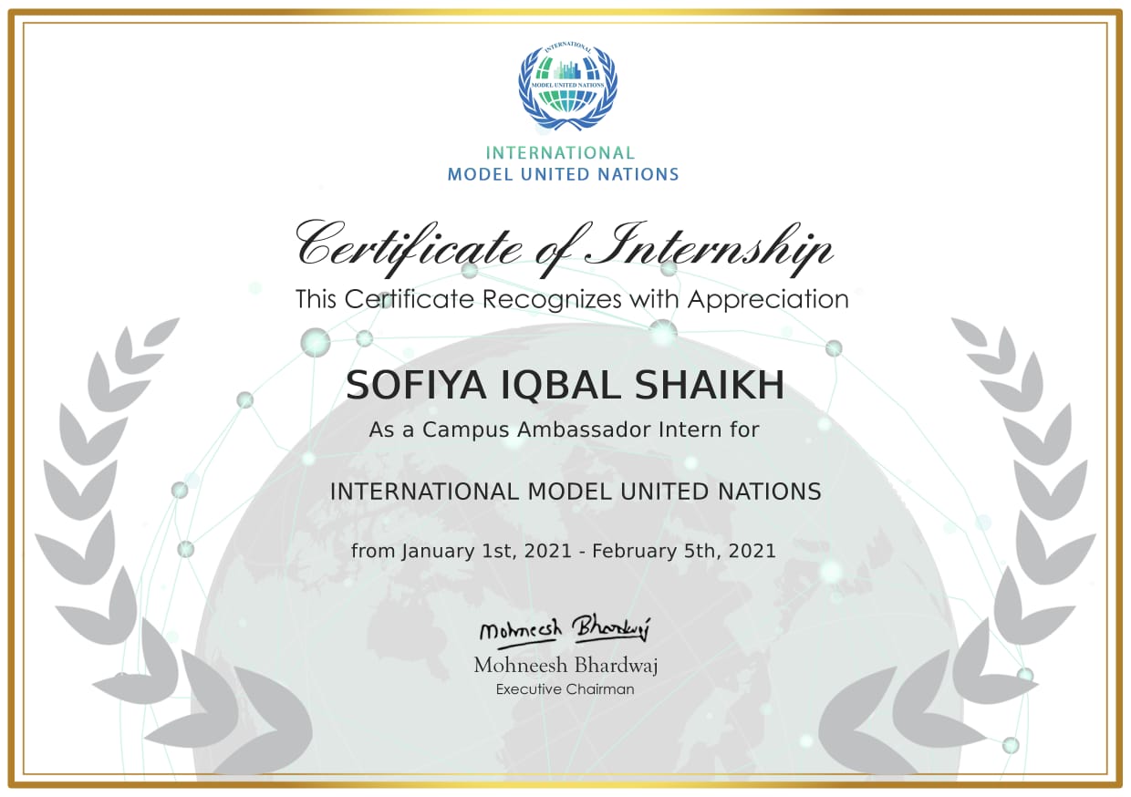Certificate 1
